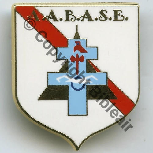 AABASE Association Anciens de la Base Aerienne Strasbourg Entzeim  AB.P 1Griffe et butees Dos irreg scintillant No186 Src.olivier450 36Eur10.09 